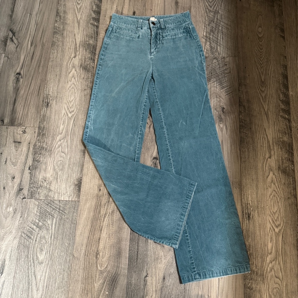 Roxy Turquoise Corduroy wide leg Pants